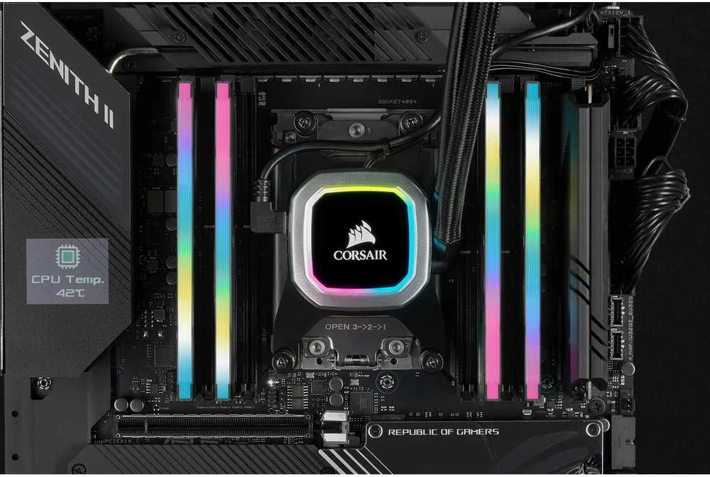 RAM Corsair Vengeance RGB Pro SL Juodas 32GB [2x16GB 3200MHz DDR4 CL16 DIMM]