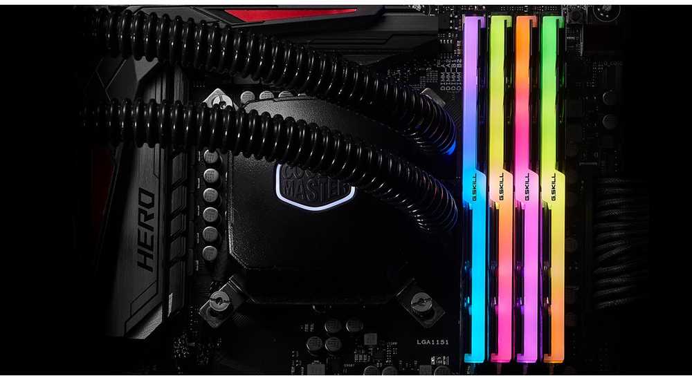 RAM G.Skill Trident Z RGB 32GB DDR4 K4 32GTZRC 3600 (4x8GB) C16