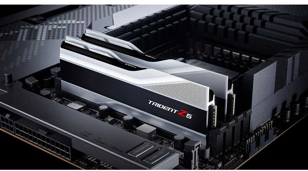RAM G.SKILL Trident Z5 DDR5 32GB 2x16GB 5600MHz CL36 1.2V XMP 3.0 sidabrinis