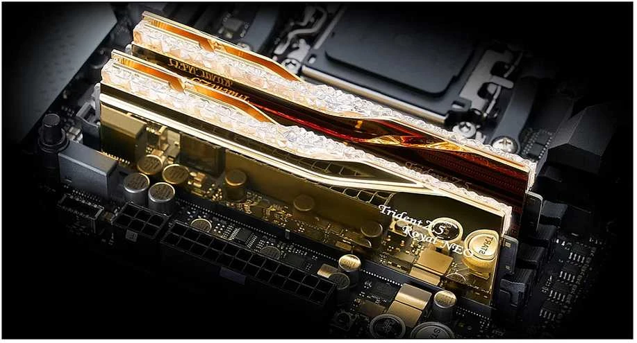 G.Skill Trident Z5 Royal NEO auksinės atminties plokštelės