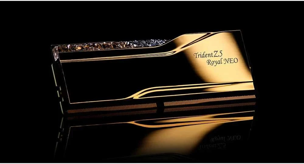 G.Skill Trident Z5 Royal NEO auksinis RAM modulis