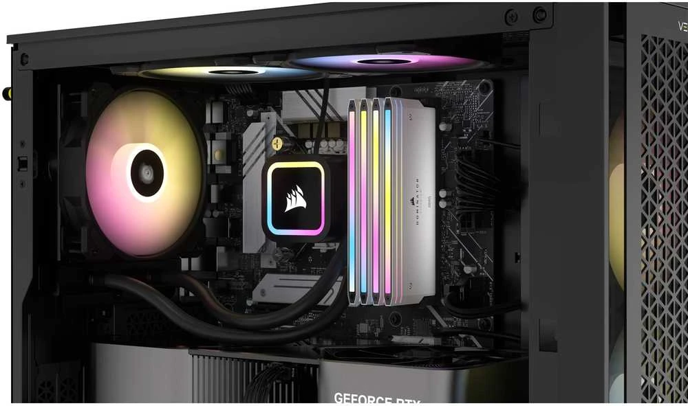 Stacionarių kompiuterių atmintis CORSAIR RAM DOMINATOR TITANIUM CMP32GX5M2B6000C30W RGB 32GB (2 x 16GB), Baltos spalvos