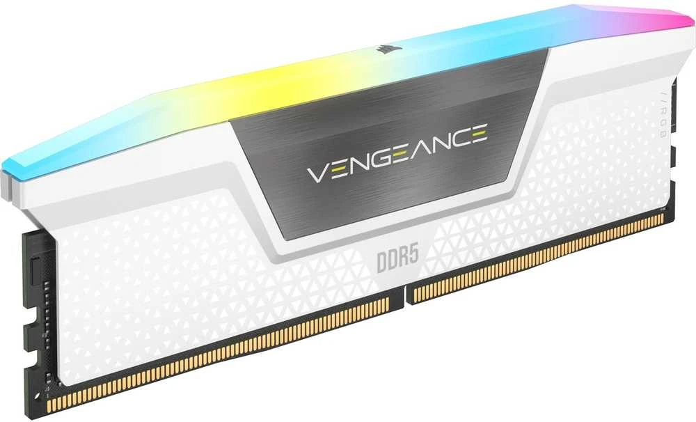 Corsair Vengeance RGB DDR5 RAM modulis su šviečiančia juosta
