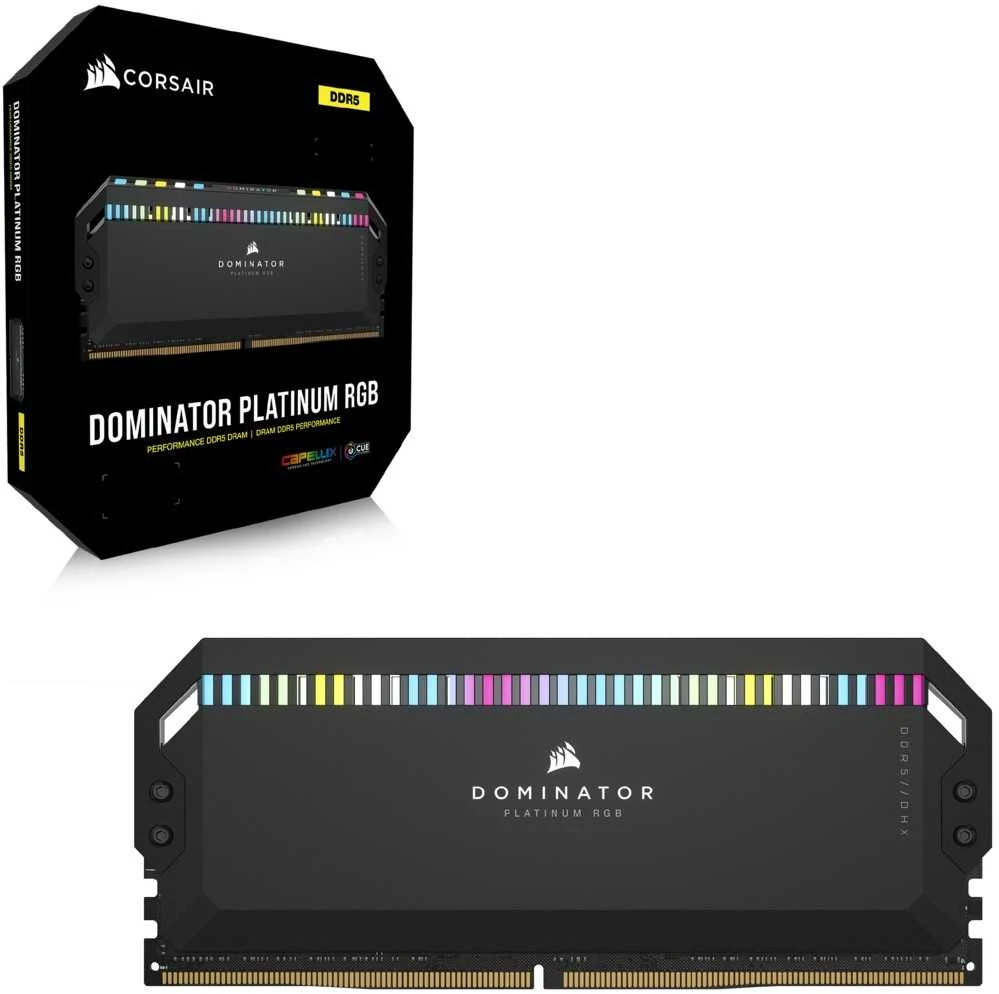 Stacionarių kompiuterių atmintis VENGEANCE RGB 32GB (2x16GB) DDR5 DRAM 6000MT/s CL30 AMD EXPO & Intel XMP