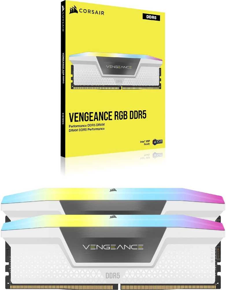 RAM CRI Corsair Vengeance RGB CMH32GX5M2B6000Z30W atminties modulis 32 GB 2 x 16 GB DDR5 288-pin DIMM