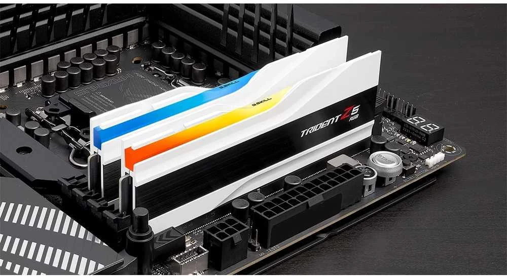 DDR5 32GB PC 6000 CL32 G.Skill KIT RGB RAM atmintis