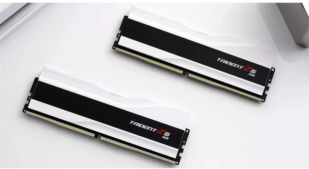DDR5 32GB PC 6000 CL32 G.Skill KIT RGB RAM atmintis