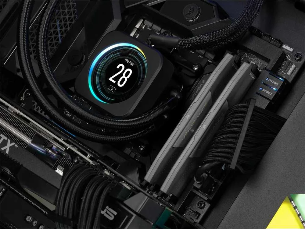 RAM „Corsair Vengeance“ 32 GB [2 x 16 GB 6400 MHz DDR5 CL32 DIMM]