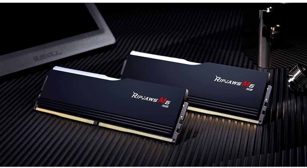 RAM moduliai - G.Skill Ripjaws M5 32GB DDR5 6400MHz RGB