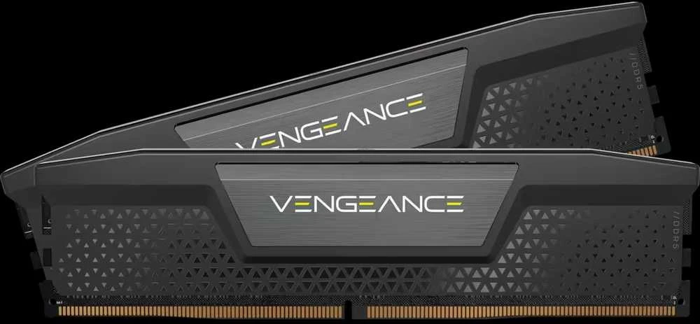 RAM CORSAIR VENGEANCE 32GB 2x16GB DDR5 6400MT/s DIMM Unbuffered 36-48-48-104 Std PMIC XMP 3.0 Juodas Heatspreader Juodas PCB 1.4V