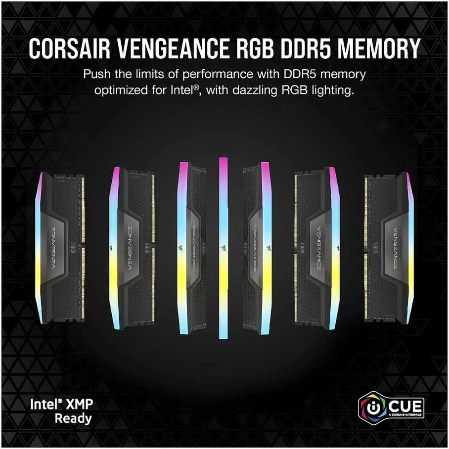 RAM CRI Corsair Vengeance RGB CMH96GX5M2B7000C40 atminties modulis 96 GB 2 x 48 GB DDR5 7000 MT/s