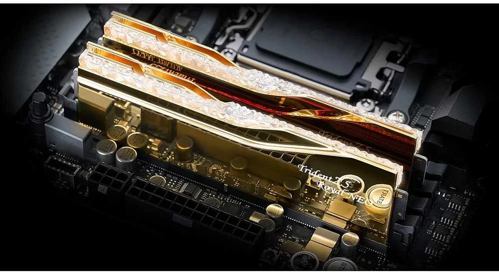 G.Skill Trident Z5 Royal NEO auksinės RAM atminties modulis