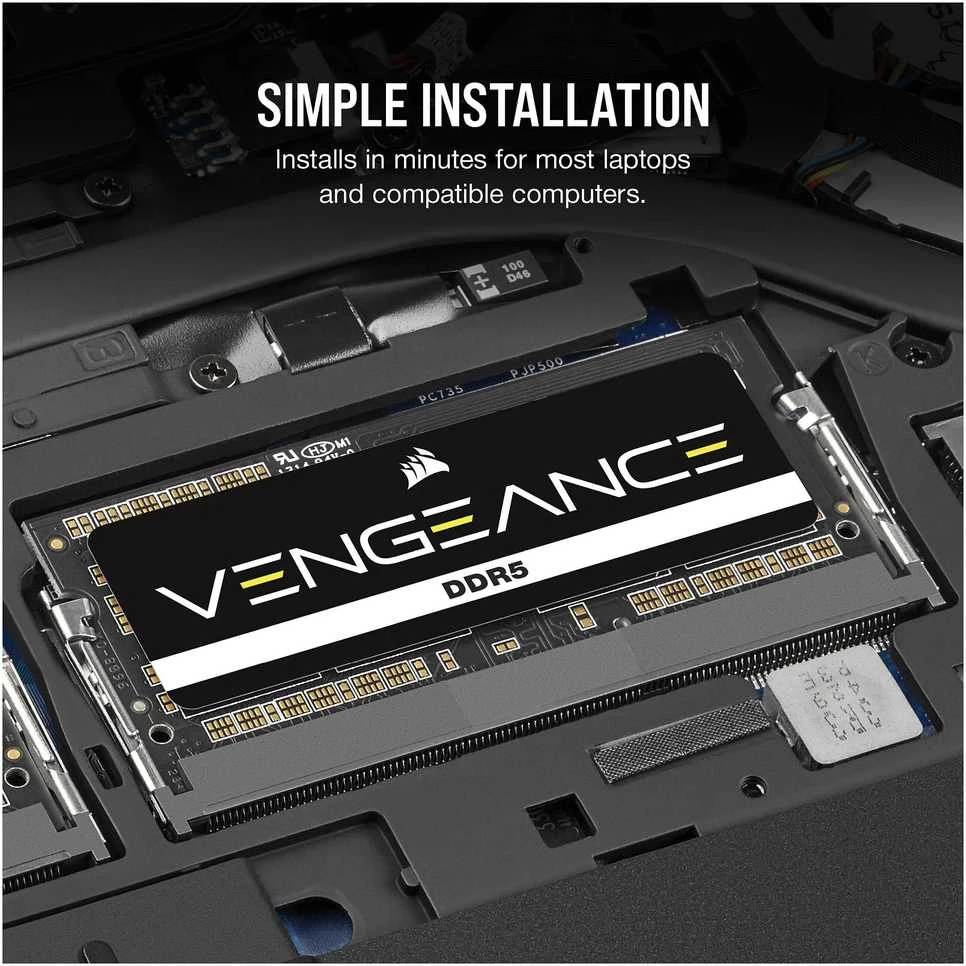 RAM CRI Corsair Vengeance CMSX32GX5M2A5600C48 atminties modulis 32 GB 2 x 16 GB DDR5 262-pin SO-DIMM