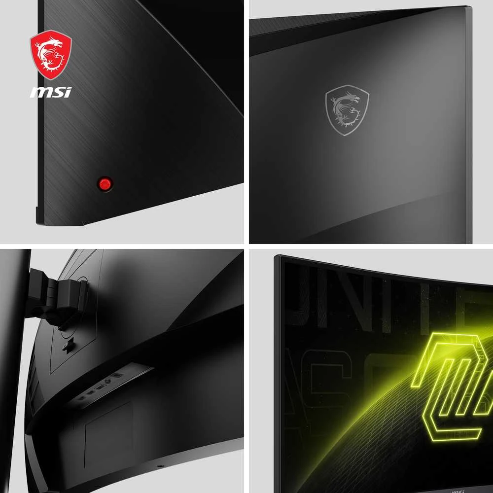 Monitorius 34 colių (86,4 cm) TFT MSI MAG 345CQRDE UWQHD 180 Hz lenktas mažmeninės prekybos ekranas
