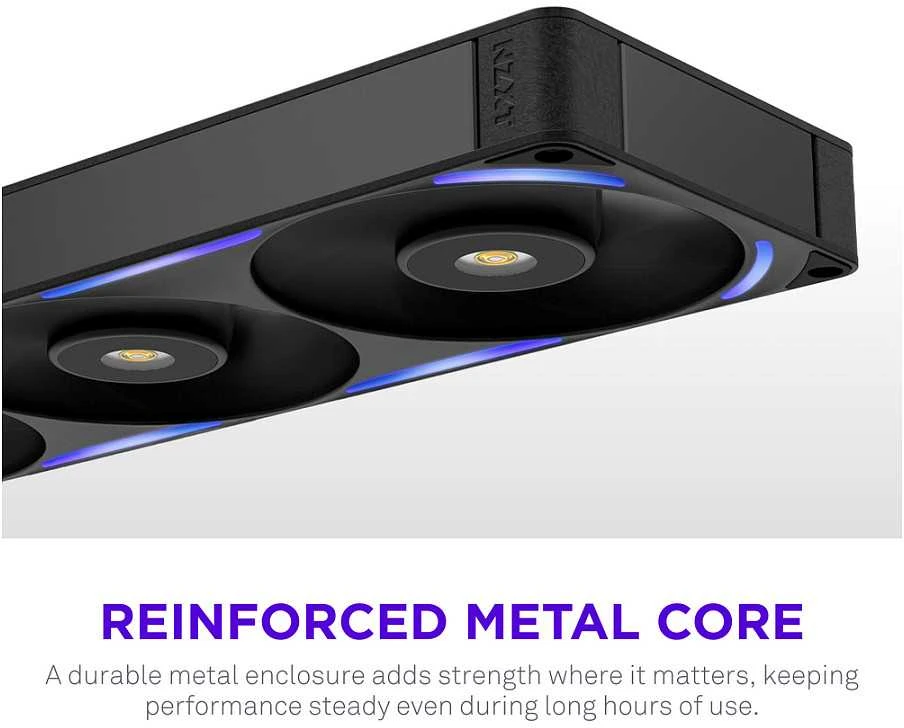 NZXT F360X Performance RGB Gehäuselüfter (Single-Frame) 120mm Juodas