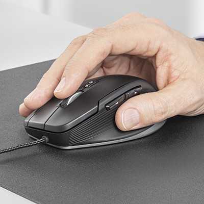 Pelė Myszka 3DConnexion CadMouse Compact su laidu juoda