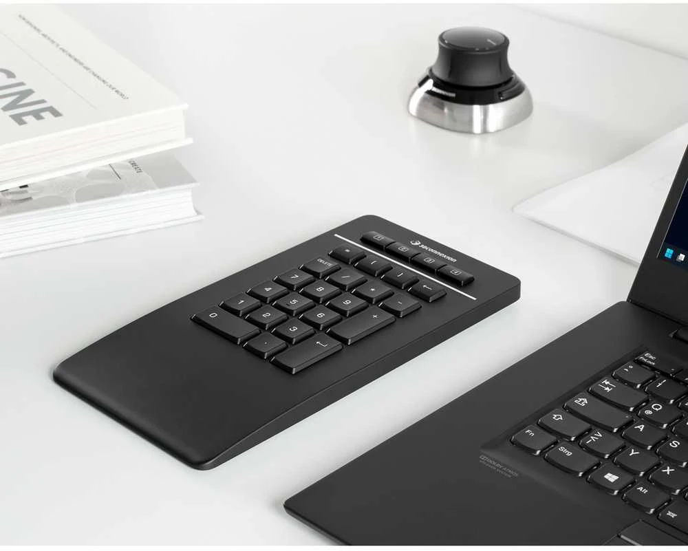 Klaviatūra 3DConnexion Numpad Pro belaidė Numpad juoda