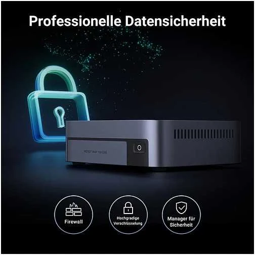 Serveris UGREEN NASync DXP480T Plus NAS sistema 4 skyrių NVMe