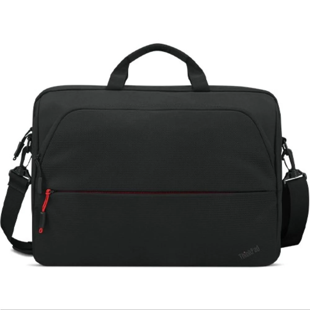 Lenovo | Essential | ThinkPad Essential 15.6" nešiojamas kompiuteris su viršutiniu dėklu (tvarus ir ekologiškas, pagamintas iš perdirbto PET: iš viso 7,5 %; išorė: 24 %) | Tinka iki 16" | Uždaras | Dirželis per petį | Juodas