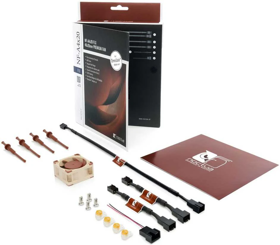 Noctua NF-A4X20 FLX ventiliatorius - 40x40x20mm - 3 kontaktų