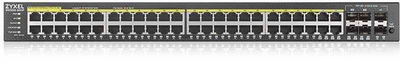 Šakotuvas ZYXEL GS2220-50HP, ES REGIONAS, 48 PRIEVADŲ GBE L2 POE KOMUTATORIUS SU GBE UPLINK (1 METŲ NCC PRO PACK LICENCIJA) (5 METŲ GARANTIJA)