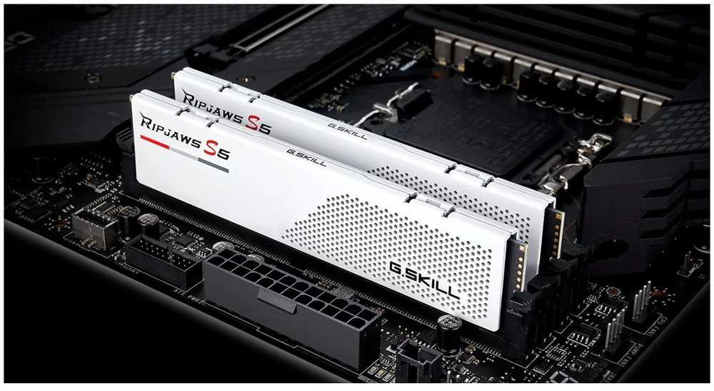 RAM Atmintis G.Skill Ripjaws S5, DDR5, 48 GB, 6000 MHz, CL30 (F5-6000J3036F24GX2-RS5W)