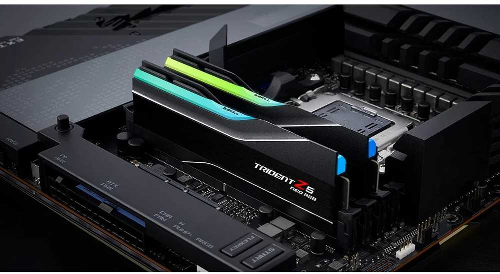 RAM G.Skill Trident Z5 Neo RGB F5-6400J3239F24GX2-TZ5NR atminties modulis 48 GB 2 x 24 GB DDR5 6400 MHz