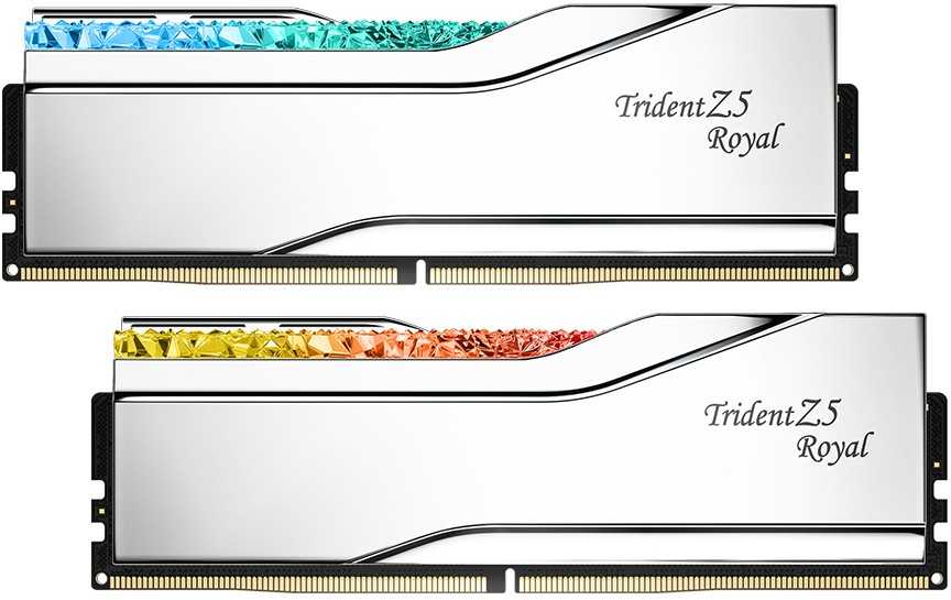 RAM G.Skill Trident Z5 Royal, DDR5, 48GB, 7200MHz, CL36 (F5-7200J3646F24GX2-TR5S)