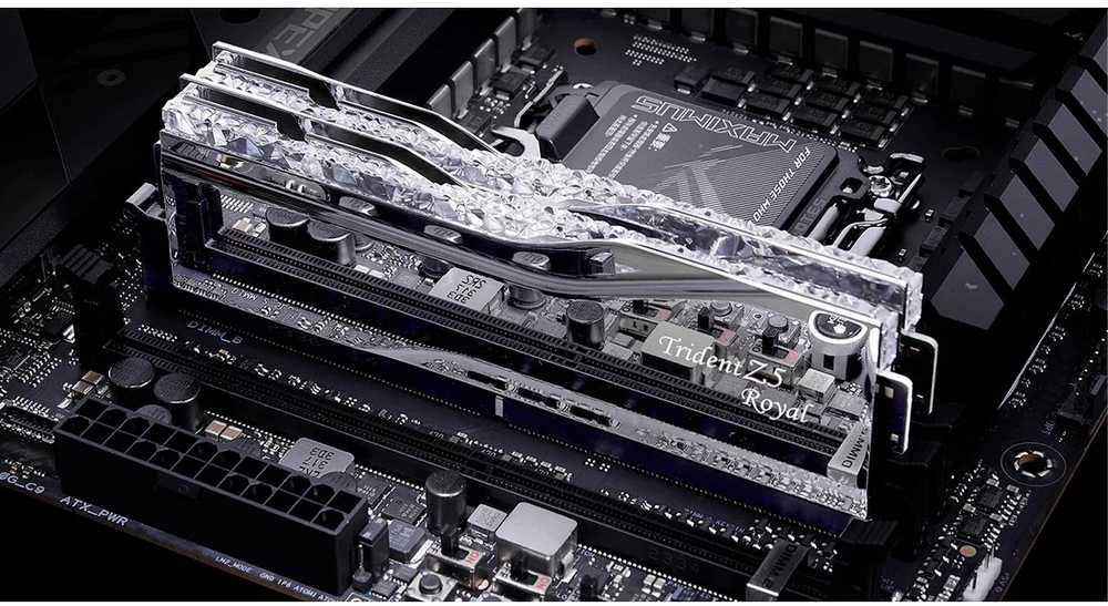 RAM G.Skill Trident Z5 Royal, DDR5, 48GB, 7200MHz, CL36 (F5-7200J3646F24GX2-TR5S)