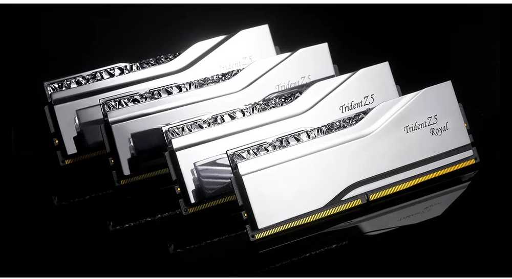 RAM G.Skill Trident Z5 Royal, DDR5, 48GB, 7200MHz, CL36 (F5-7200J3646F24GX2-TR5S)
