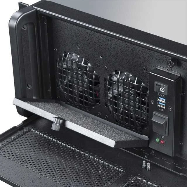 CHIEFTEC UNC-410S-B-U3-OP 19i 4U dėklas USB3.0