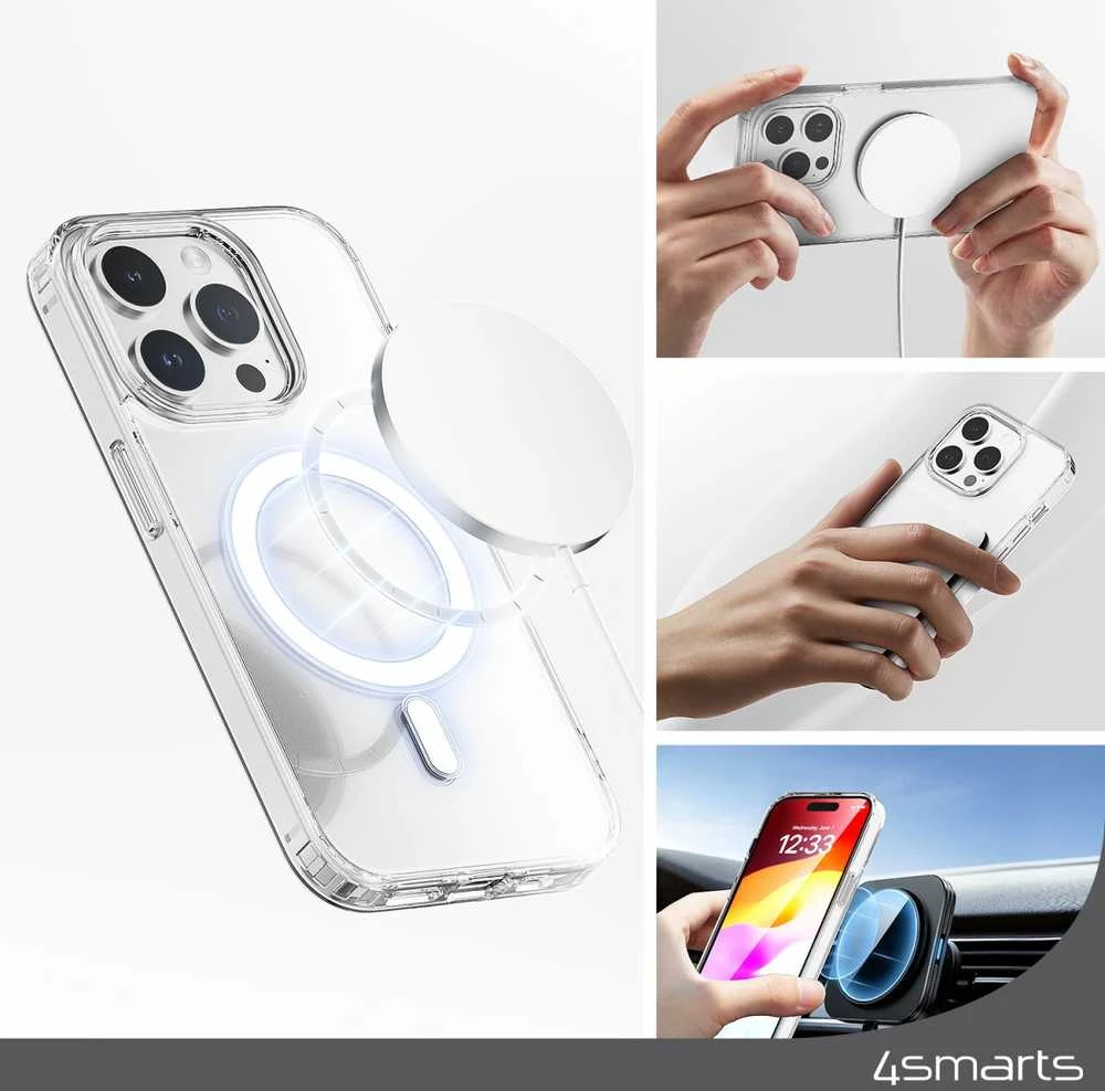 Dėklas „4smarts 360“ apsaugos rinkinys, skirtas „Apple iPhone 15“