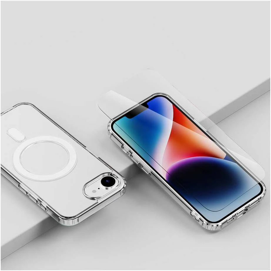 Dėklas „4smarts 3in1 Premium“ pradedančiųjų rinkinys, skirtas „Apple iPhone 16e“