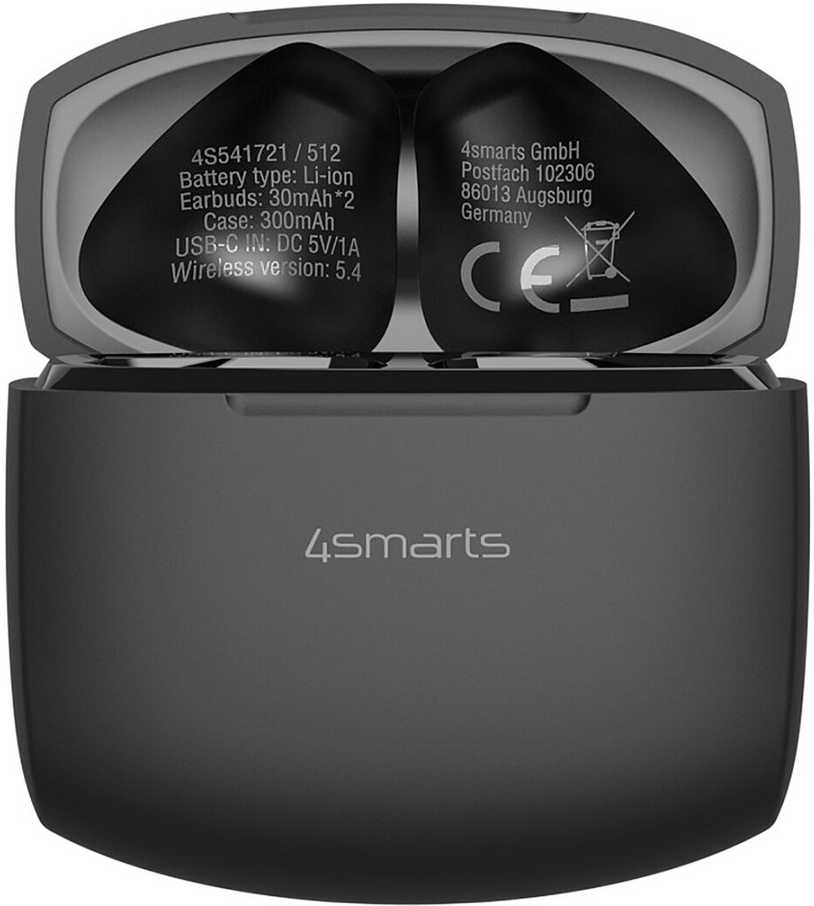 Ausinės 4smarts SkyBuds Air Juodas (541722)