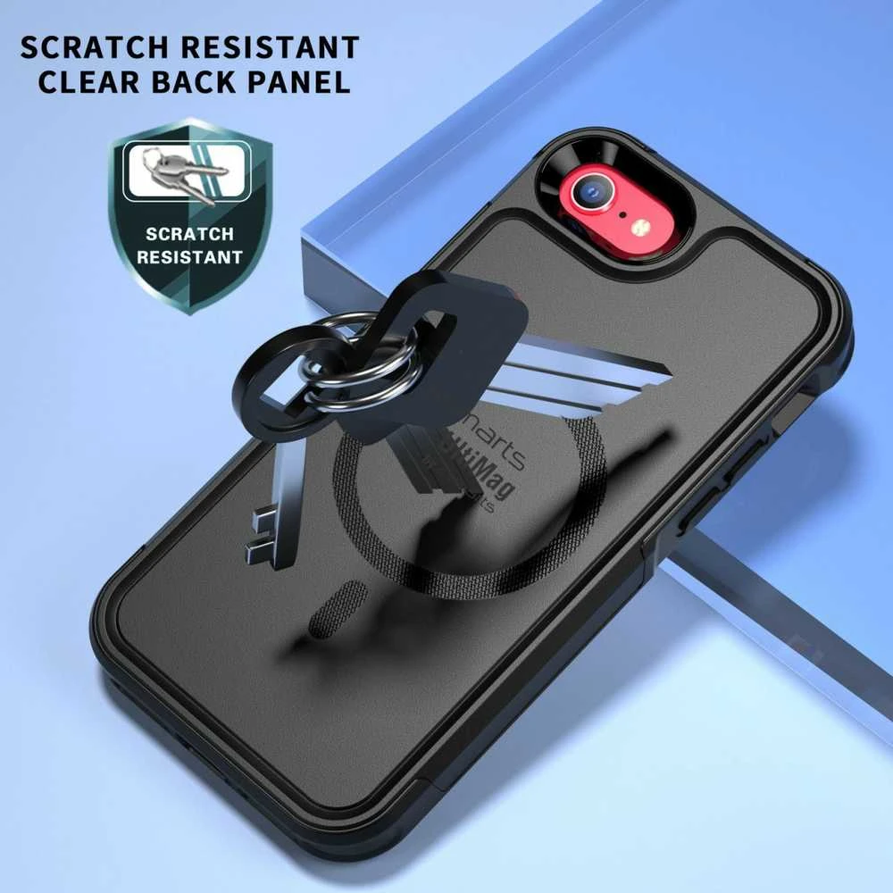 Dėklas 4smarts 4Smarts Defend Case UltiMag f. iPhone SE3 / SE2 / 8 / 7, juodas