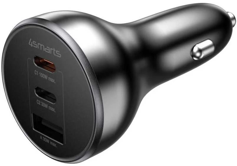 4smarts automobilinis įkroviklis VoltRoad Ultimate 160W juodos spalvos 541224