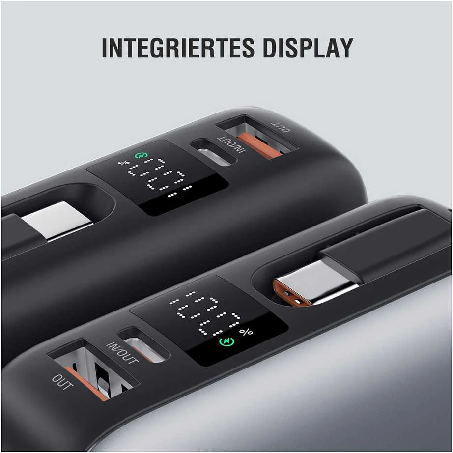 Išorinė baterija 4smarts Enterprise Compact 20000mAh 45W pilka