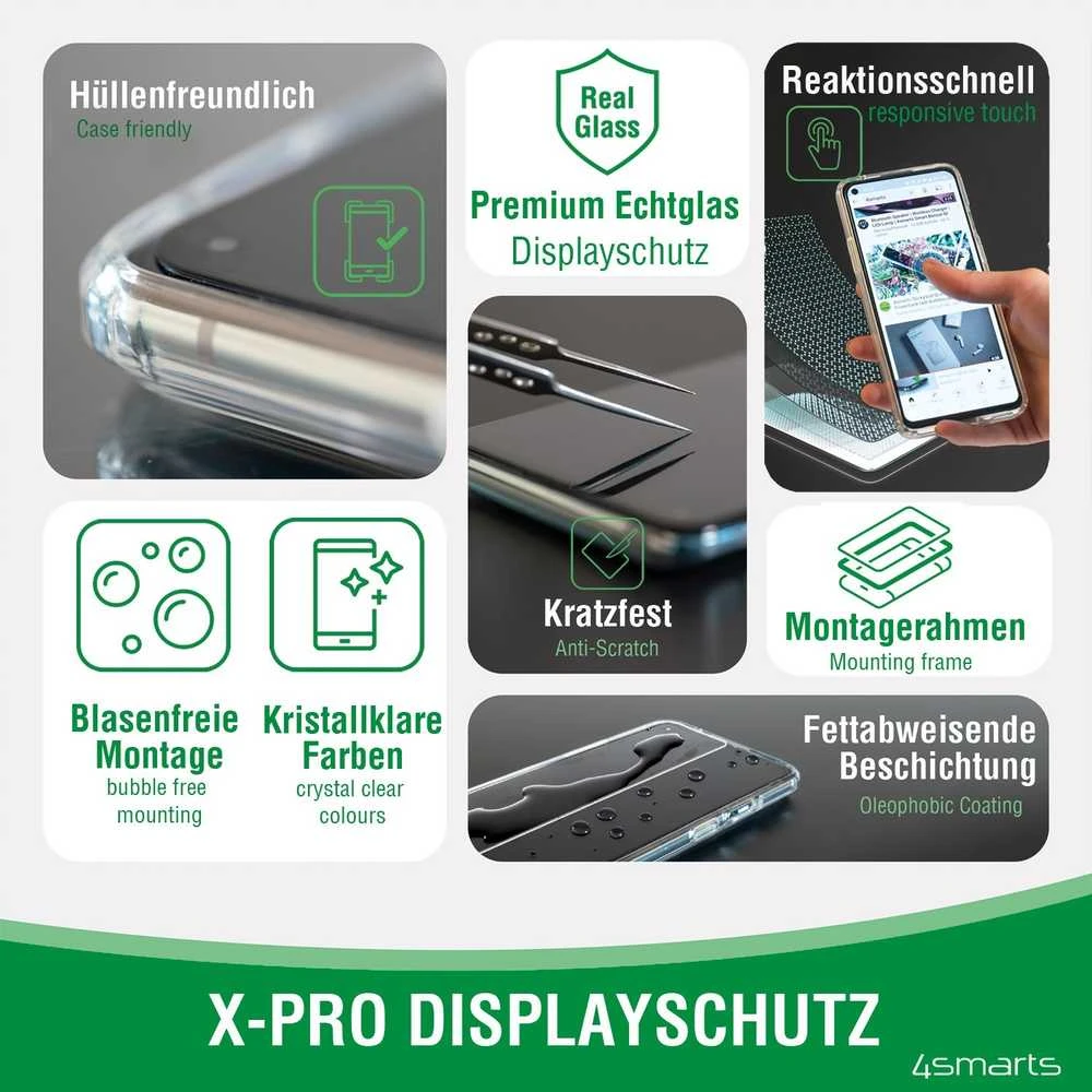 4smarts 4Smarts Second Glass X-Pro Clear, skirtas iPhone 7/8/SE 20/SE 22