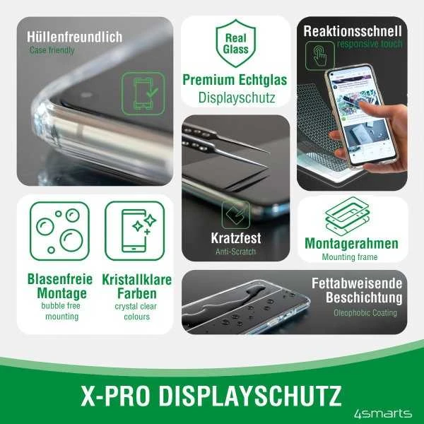 4smarts „4Smarts Second Glass X-Pro Clear“, skirtas iPhone 13/13 Pro/ 14