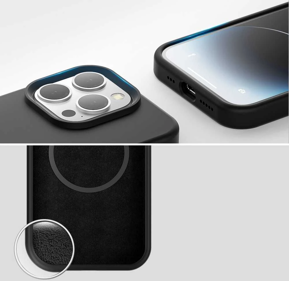 „4smarts 4Smarts“ silikoninis dėklas, skirtas „Apple iPhone 15“