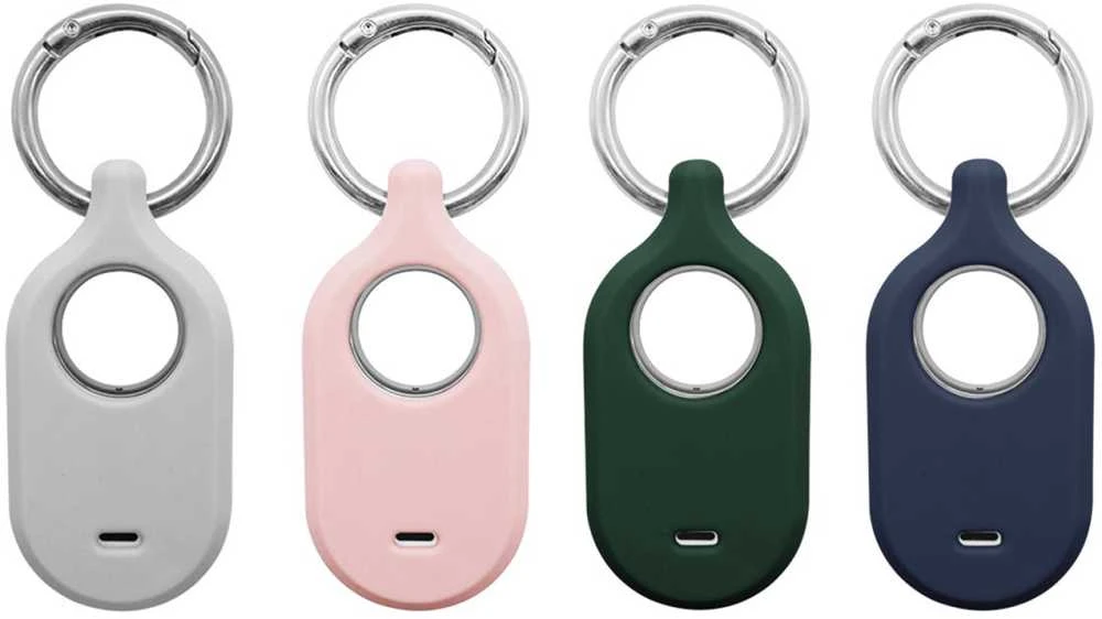 4Smarts Silikoninis dėklas Set for Samsung Galaxy SmartTag2 4 pcs. baltas, pink, žalias, mėlynas (baltas, pink, žalias, mėlynas)