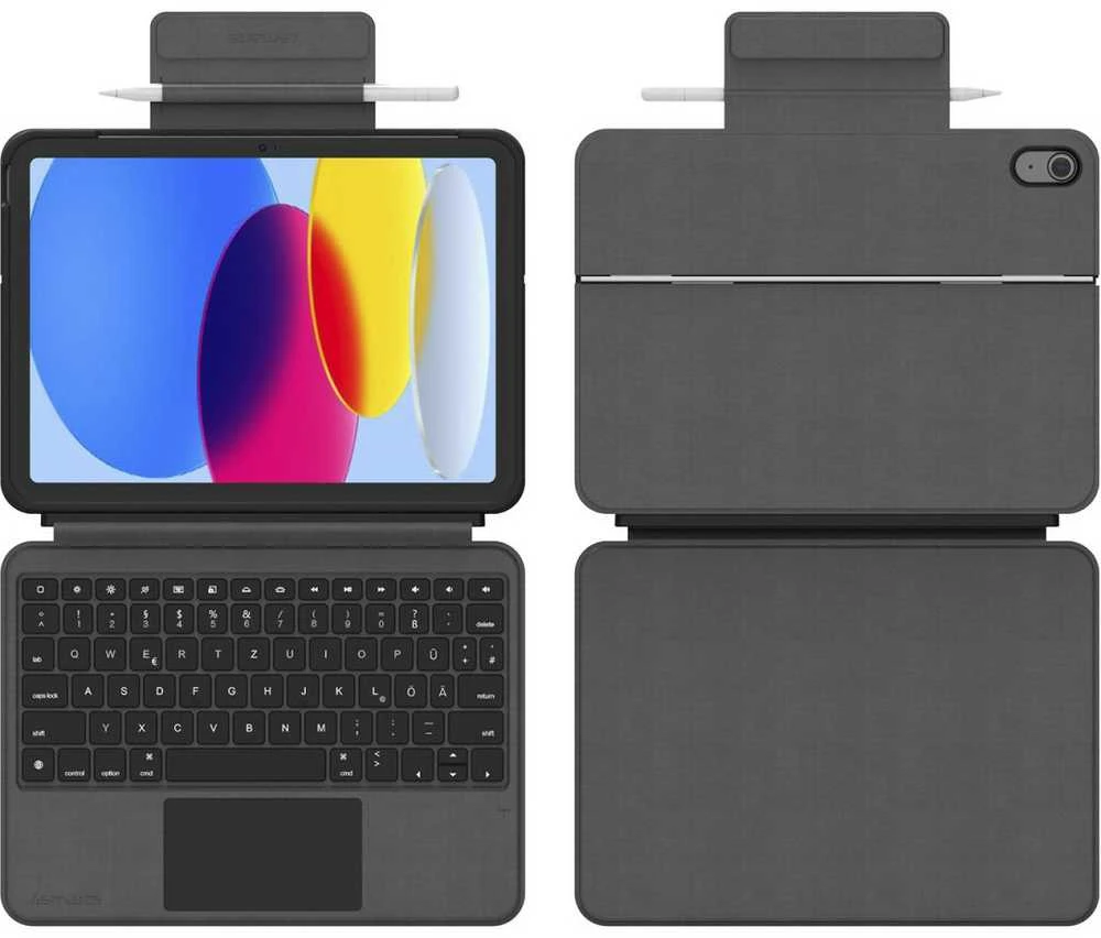 4Smarts Tastatur Case 2in1 Solid Smart Connect f. iPad 10. Gen