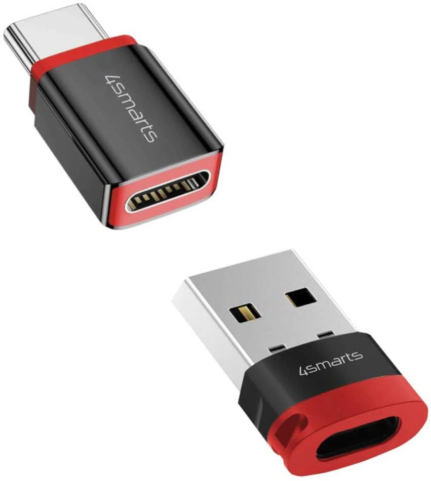 4smarts Data Blocker adapterių rinkinys USB-C ir USB-A jungtims