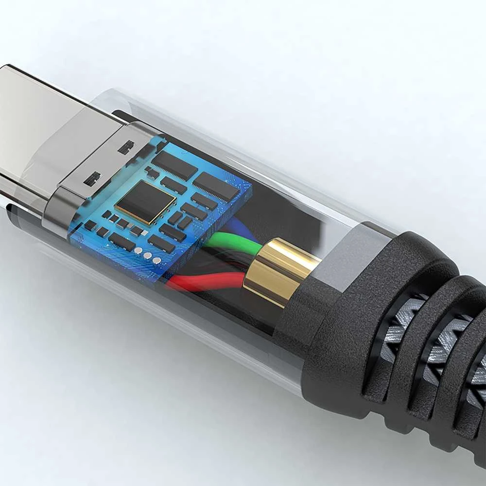 4smarts USB-C į USB-C laidas PremiumCord 100W 1,5m juodas