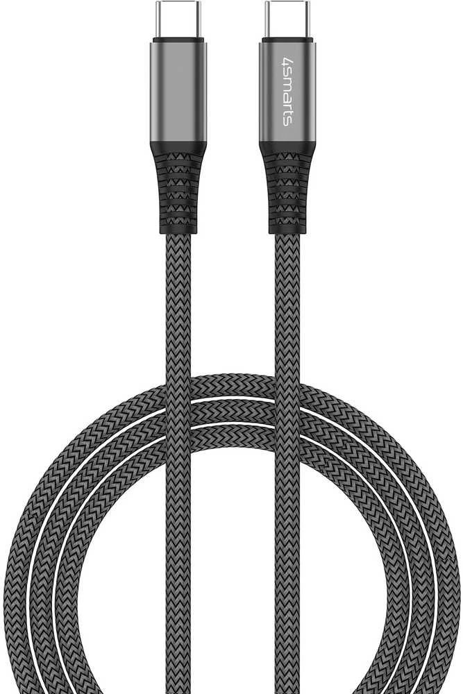 4smarts USB-C į USB-C laidas PremiumCord 100W 3m juodas