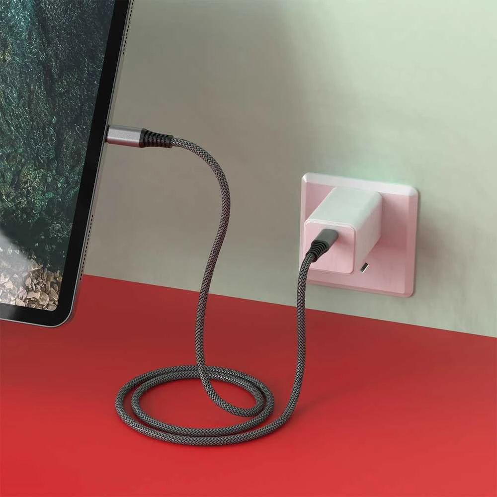 4smarts USB-C į USB-C laidas PremiumCord 100W 1,5m juodas