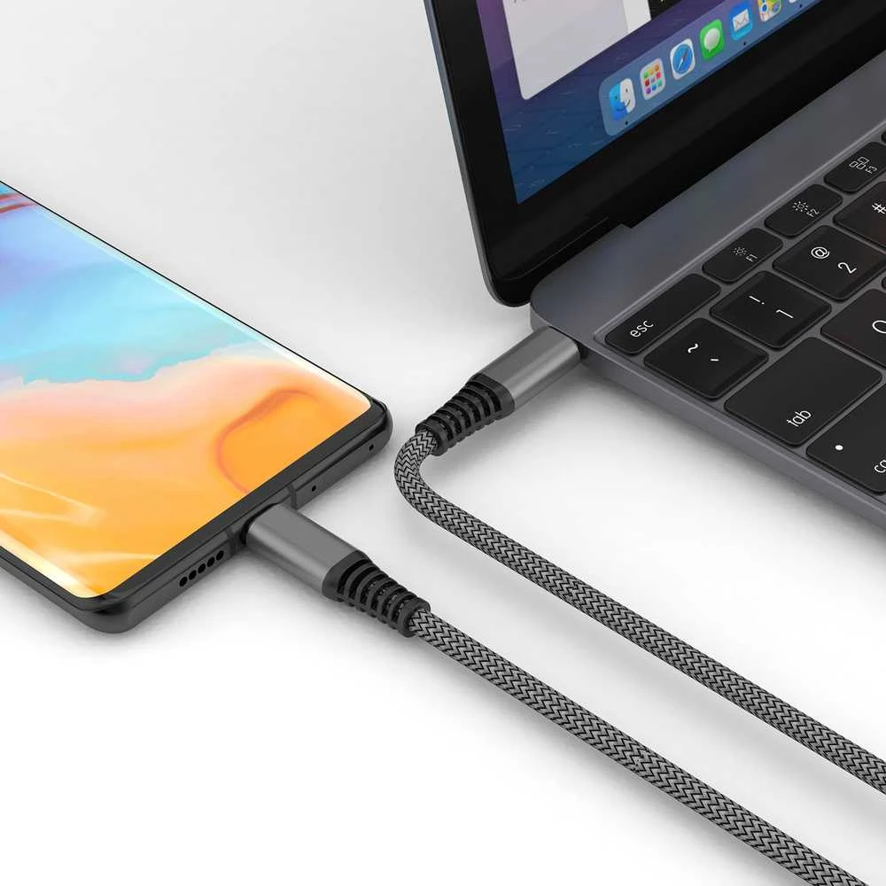 4smarts USB-C į USB-C laidas PremiumCord 100W 1,5m juodas