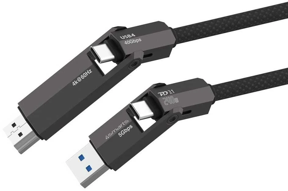 4smarts ComboCord USB adapterių jungtys