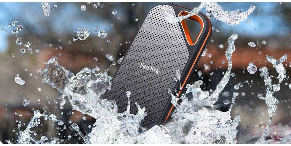 Išorinis kietasis diskas SanDisk Extreme PRO Portable SSD, 4TB, Rašymo greitis 2000 MBytes/sec, Skaitymo greitis 2000 MBytes/sec, SDSSDE81-4T00-G25