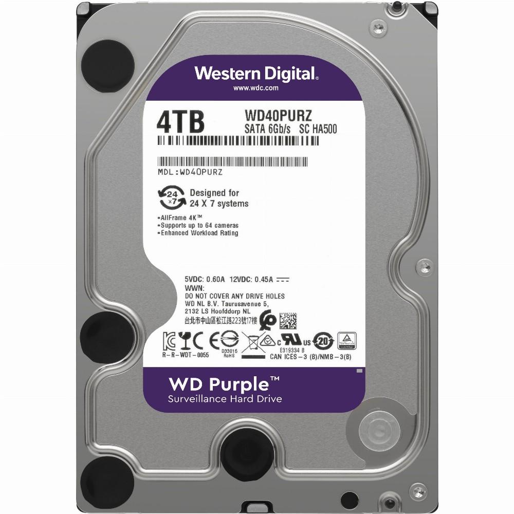 Western Digital Violetinė WD40PURZ 5400 RPM, 4000 GB